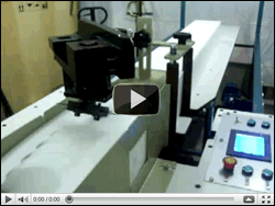 Bra Sponge Slicing Machine Video
